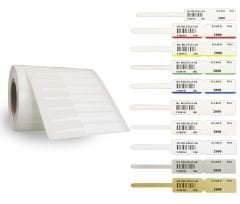 İthal Beyaz Renkli Etiket