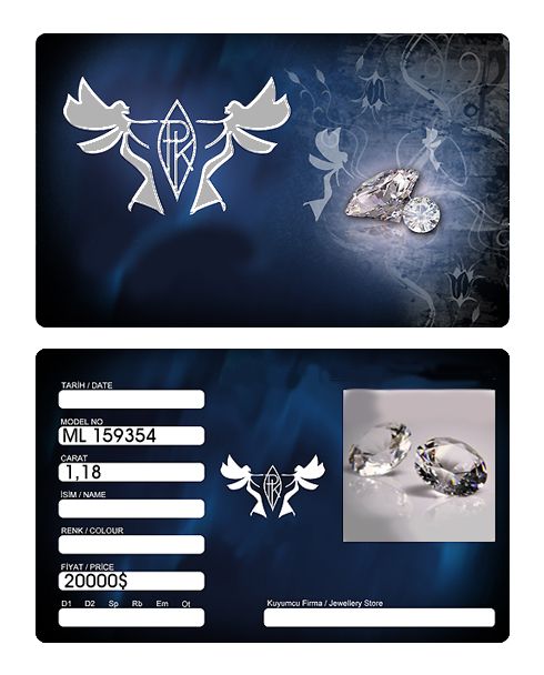 Varaklı Baskılı Kartlar 2000 adet Varaklı  kart