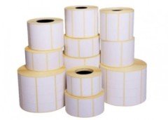 ÖZEL BOYUTLU LOGOLU,TERMAL ve VELLUM ETİKETLER
